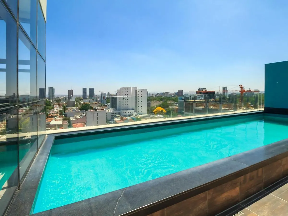 Deluxe Suite W Sofa-Bed Terrace & Pool Guadalajara Mexiko